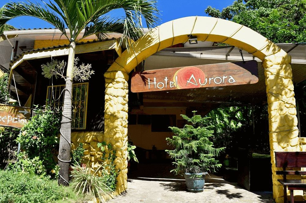 La Aurora Hotel Sign