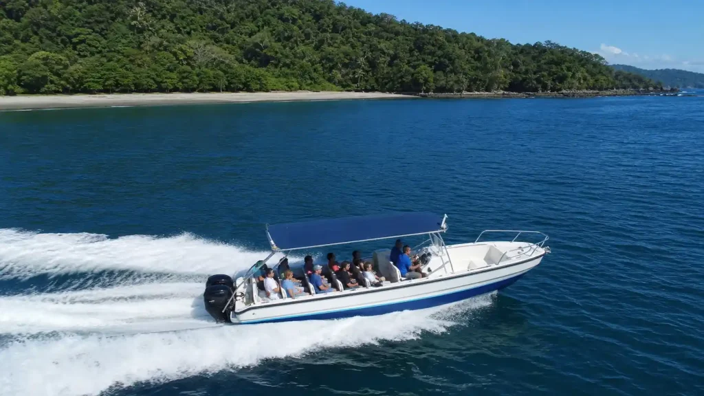 taxi boat service through the Gulf of Nicoya